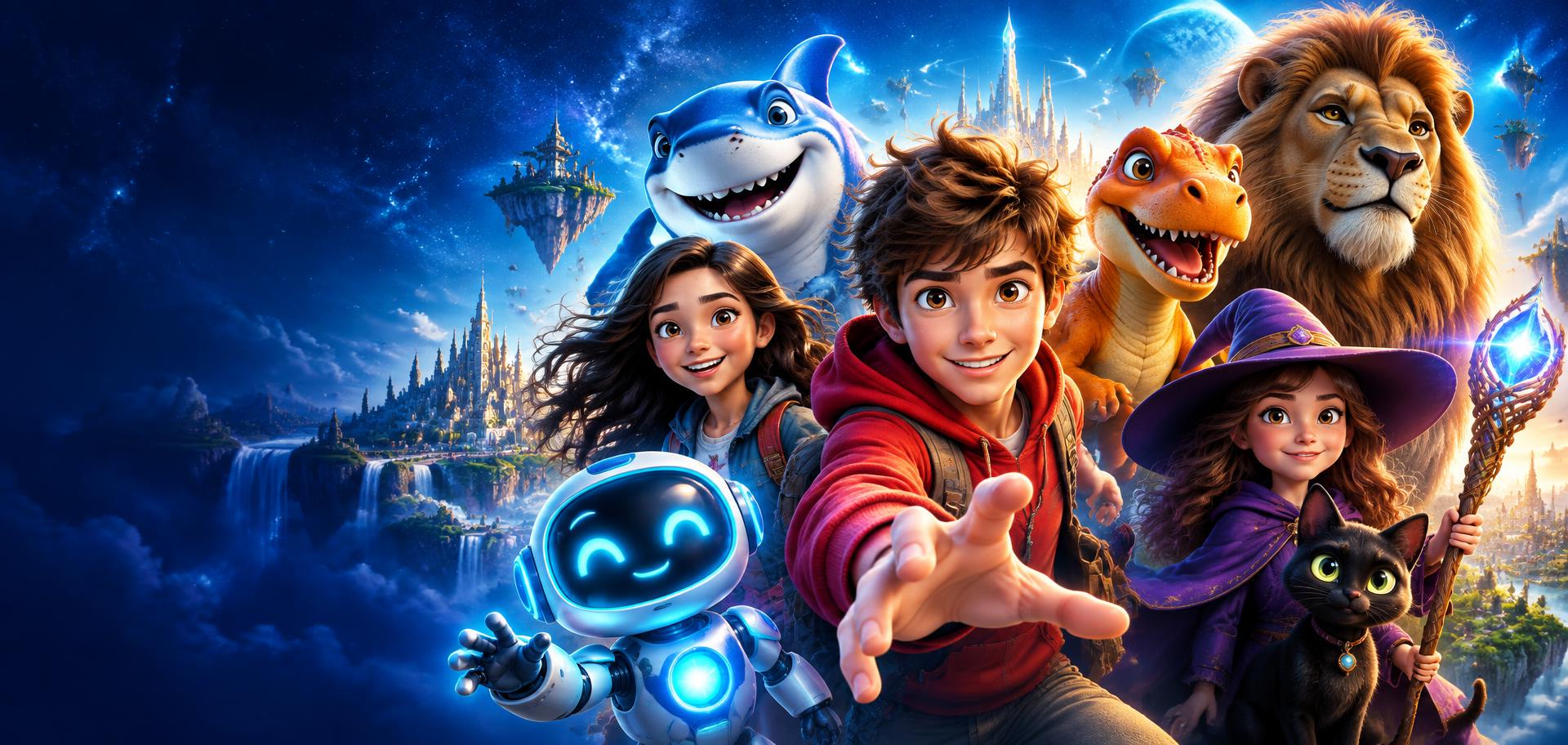 ToonLite animated heroes in a magical world